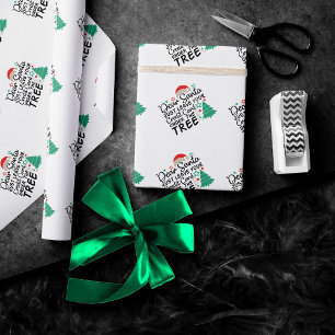 Papel De Presente Caros Papais noeis Apenas Deixem Seu Cartão De Cr