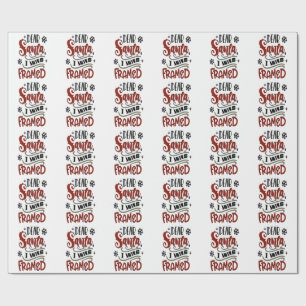 Papel De Presente Caros Papais noeis, eu estava enquadrada no Natal