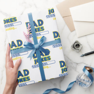 Papel De Presente Carregamento do Pai Piadas