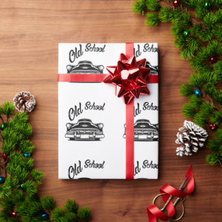 Papel De Presente Carro Clássico