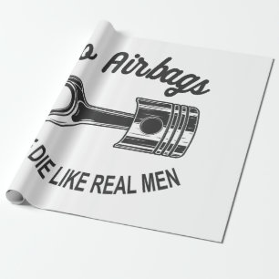 Papel De Presente Carro Esportivo De Corrida Mens - Morremos L