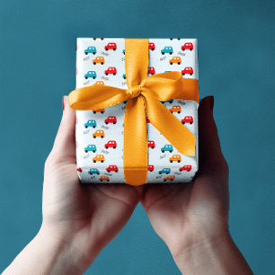 Papel De Presente Carros Aniversário Menino