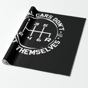 Papel De Presente Carros de verdade não se desloquem