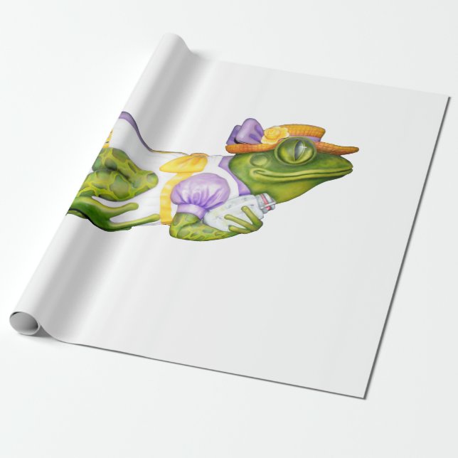 Papel De Presente Carrossel Animal Photo Gift Wrap (Desenrolado)