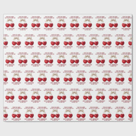 Papel De Presente Cartão de 4º Aniversário, Ornamentação de Aniversá