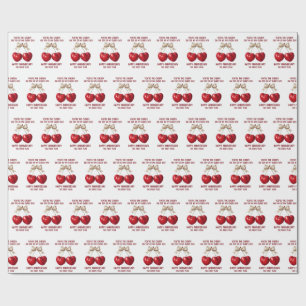 Papel De Presente Cartão de 4º Aniversário, Ornamentação de Aniversá