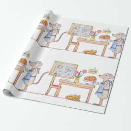 Papel De Presente Cartão de Boas Festas do Sr. Hiddle Cozinha Peru
