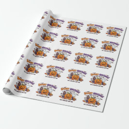 Papel De Presente Cartão de festa de Halloween com Saudações Assusta