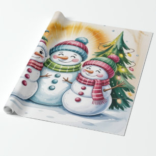 Papel De Presente Cartão de Natal Feliz Saudação de Férias Elegant