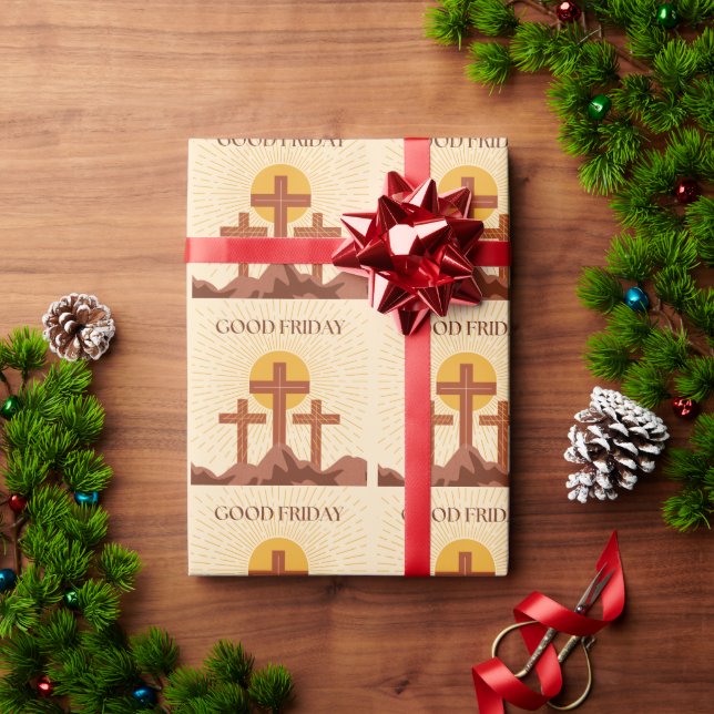 Papel De Presente Cartão Sexta-feira Bom (Presente de Natal)