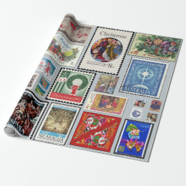 Papel De Presente Cartazes de Natal ao redor do mundo