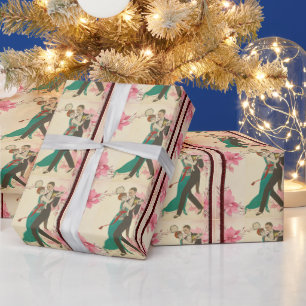 Papel De Presente Carte Postale Wrapping Paper