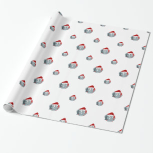 Papel De Presente Cartoon de elefante de Natal