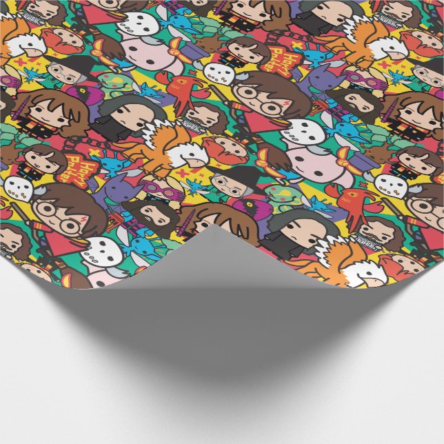 Papel De Presente Cartoon Harry Potter Character Tosn (Ponta)