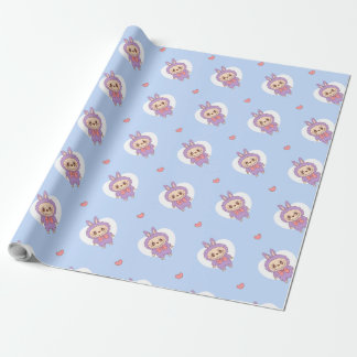 Papel De Presente Cartoon Monster Pattern Seamless