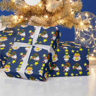 Papel De Presente Cartoon Whimsic Angel Wift Wrap