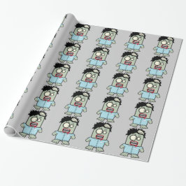 Papel De Presente Cartoon ZOMBIE Personalizado