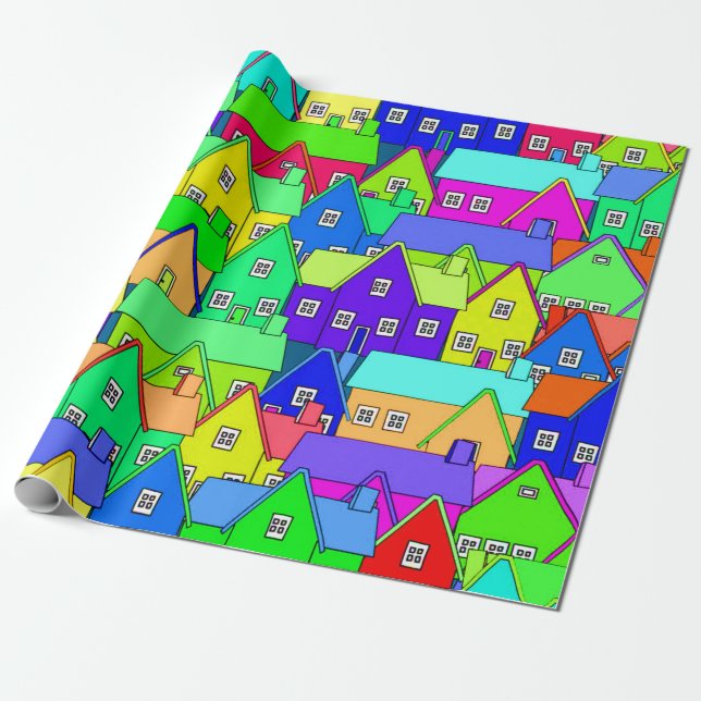 Papel De Presente Casa_006 (Desenrolado)