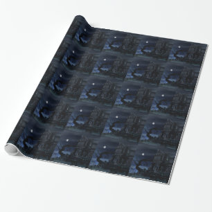 Papel De Presente casa de sonhos assustadores