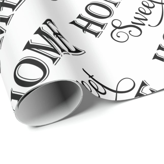 Papel De Presente Casa doce Home (Ponta do rolo)