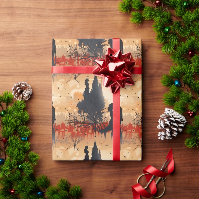 Papel De Presente Casal Apaixonado  (Presente de Natal)