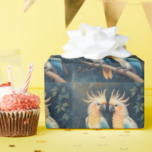 Papel De Presente Casal de Cenoura Cockatoo