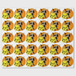 Papel De Presente Casal de Halloween dançante
