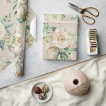 Casamento Botânico Floral do Creme de Champanhe