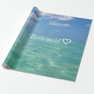 Papel De Presente Casamento de envolvimento da dama de honra do
