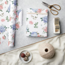 Casamento de Hydrangeas Rosa Pastel Azul Dusty