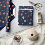 Papel De Presente Casamento de Marinhos Florais Boho, País Russo de<br><div class="desc">Celebre o seu amor com este vibrante papel de embrulho de casamento que apresenta um design de flor silvestre a cores aquáticas em tons rosa, roxo e verdes. Perfeito para casamentos de jardim, primavera, ou temáticos rústicos, essa natureza inspirou o convite combina delicados sotaques florais com tipografia elegante, criando um...</div>