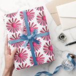 Papel De Presente Casamento de Primavera de Verão no Jardim de Verão<br><div class="desc">Esta flor maravilhosa saiu dos anos 60 porque é um alfinete de flores de esmalte da minha própria coleção. Eles são maravilhosos demais para ficar na minha caixa de joias então eu os compartilho com todos em todos os tipos de itens maravilhosos. Este papel de embrulho vai embrulhar seu presente...</div>