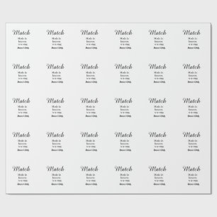 Papel De Presente Casamento feito no céu adicionar nome data caligra