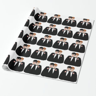 Papel De Presente Casamento gay Grooms