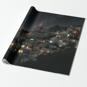PAPEL DE PRESENTE CASAS BRANCAS E NEGRAS PERTO DO CORPO DE ÁGUA DUR