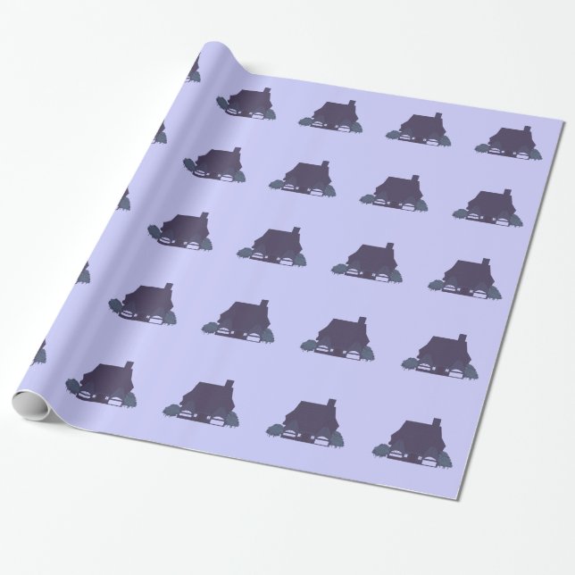 Papel De Presente Casas De Cozy (Desenrolado)