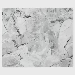 Papel De Presente Cascata Mosaica da cinza