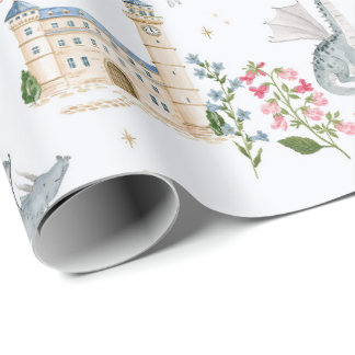 Papel De Presente Castelo Caprichoso Dragão história para dormir