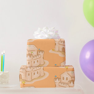 Papel De Presente Castelo de areia