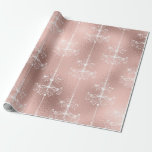 Papel De Presente Castiçal Rosa Dourado e Blush<br><div class="desc">Papel de embrulho castiçal vintage rosa dourado e rosa blush..</div>