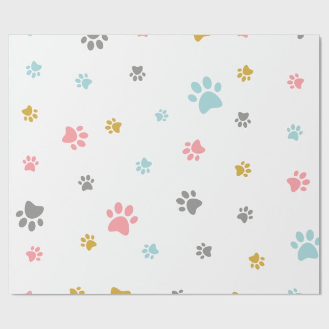 Papel De Presente Cat gift wrapping paper (Aberto)