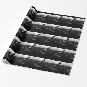 Papel De Presente Catedral de Notre Dame Paris França vintage demôni