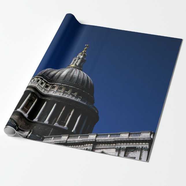 Papel De Presente Catedral de São Paulo Londres (Desenrolado)