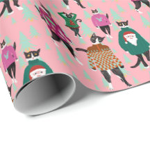 Cats Model Ugly Christmas Sweatts Wraping Paper