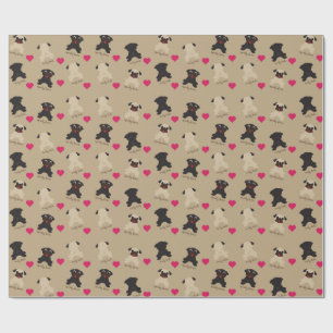 Papel De Presente Caudas encaracolado, papel de envolvimento mole do