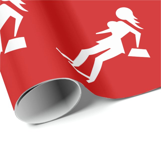 Papel De Presente Caution Prostitute (Attenzione Prostitute) (Ponta do rolo)