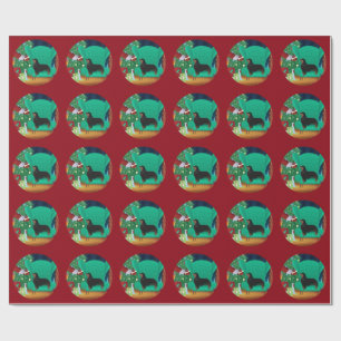 Papel De Presente Cavalier King Charles Spaniel - Gift de Papais noe