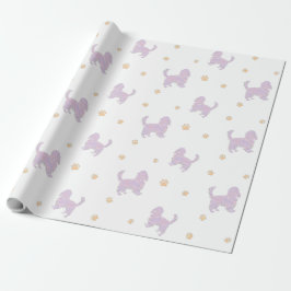 Papel De Presente Cavalier Wrapping Paper – Minimal Lavender Gift