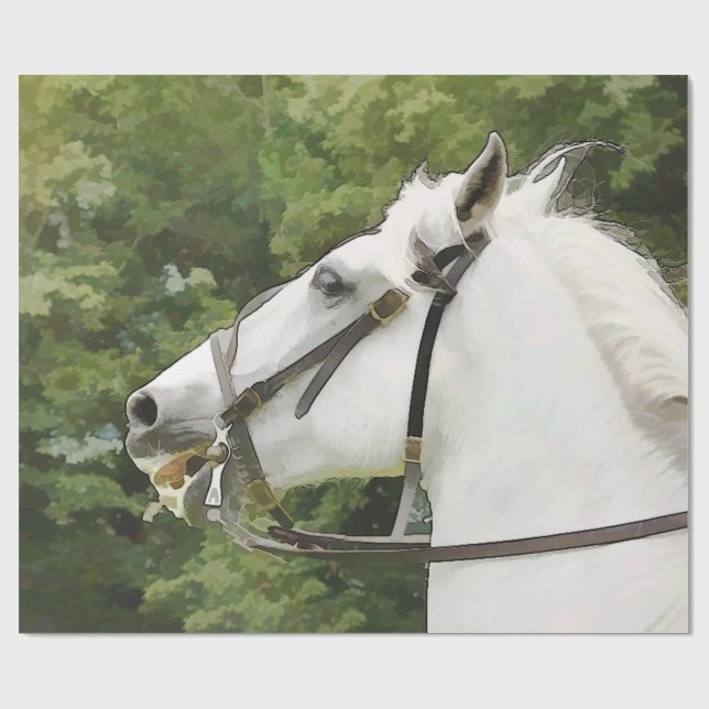 PAPEL DE PRESENTE CAVALO (Aberto)