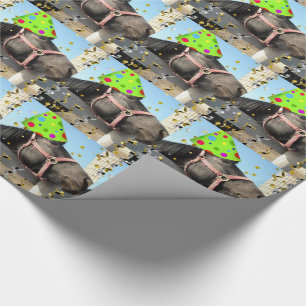 Papel De Presente Cavalo-animal de festa